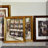 A15. Framed prints.